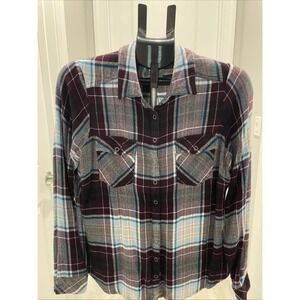 Ventura Women's Flannel Type Light Weight Sustainable Flannel Size M fall winter